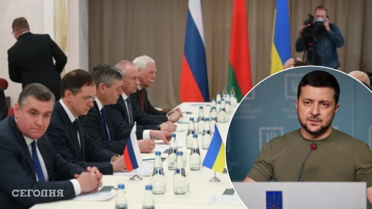 Зеленский рассказал про переговоры с Россией / Коллаж "Сегодня"