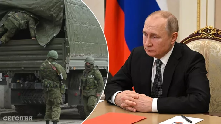 Владимир Путин (справа). Фото: коллаж "Сегодня"