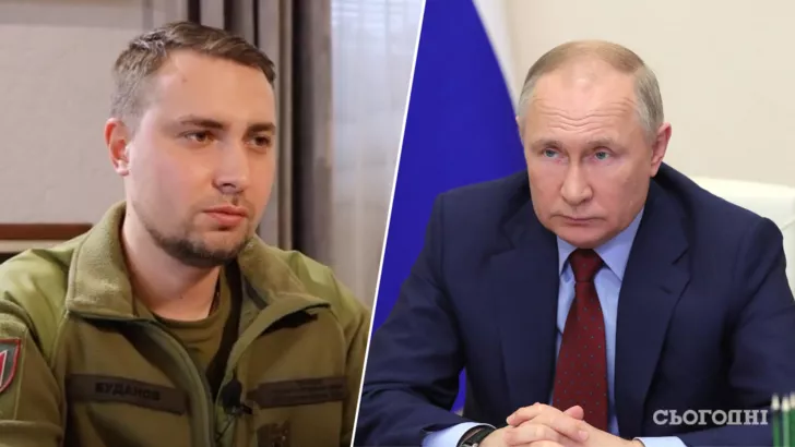 Кирилл Буданов (слева) и Владимир Путин (справа). Фото: коллаж "Сегодня"